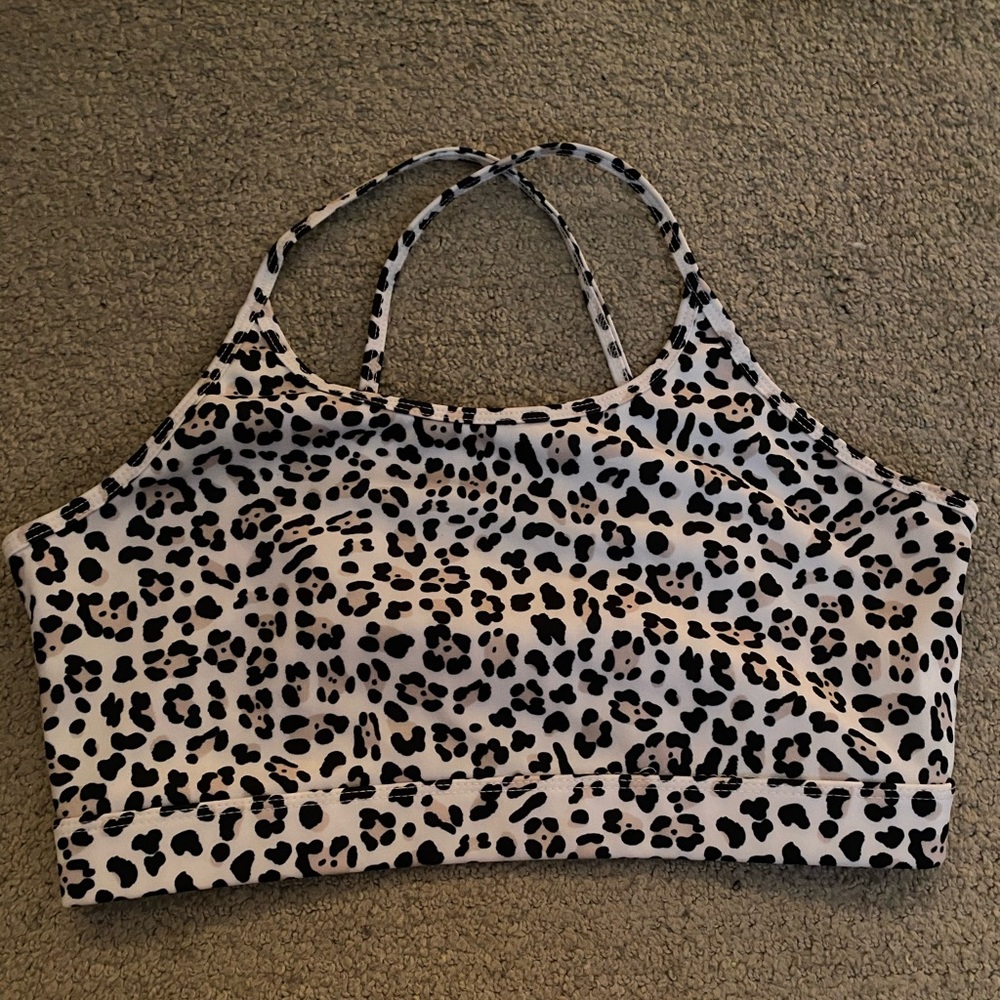 Cheetah Print Workout Top